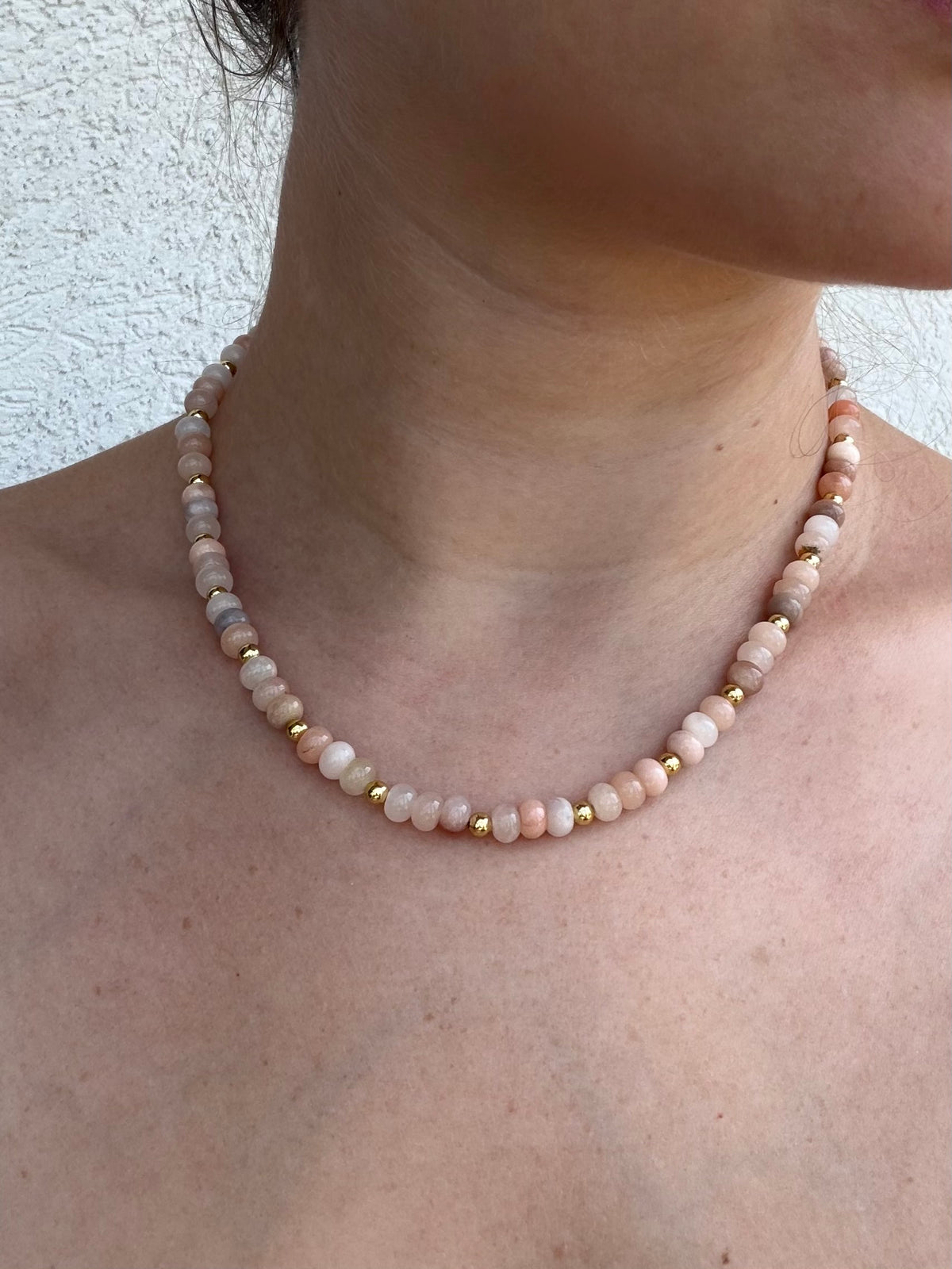 Peach Aventurine Necklace