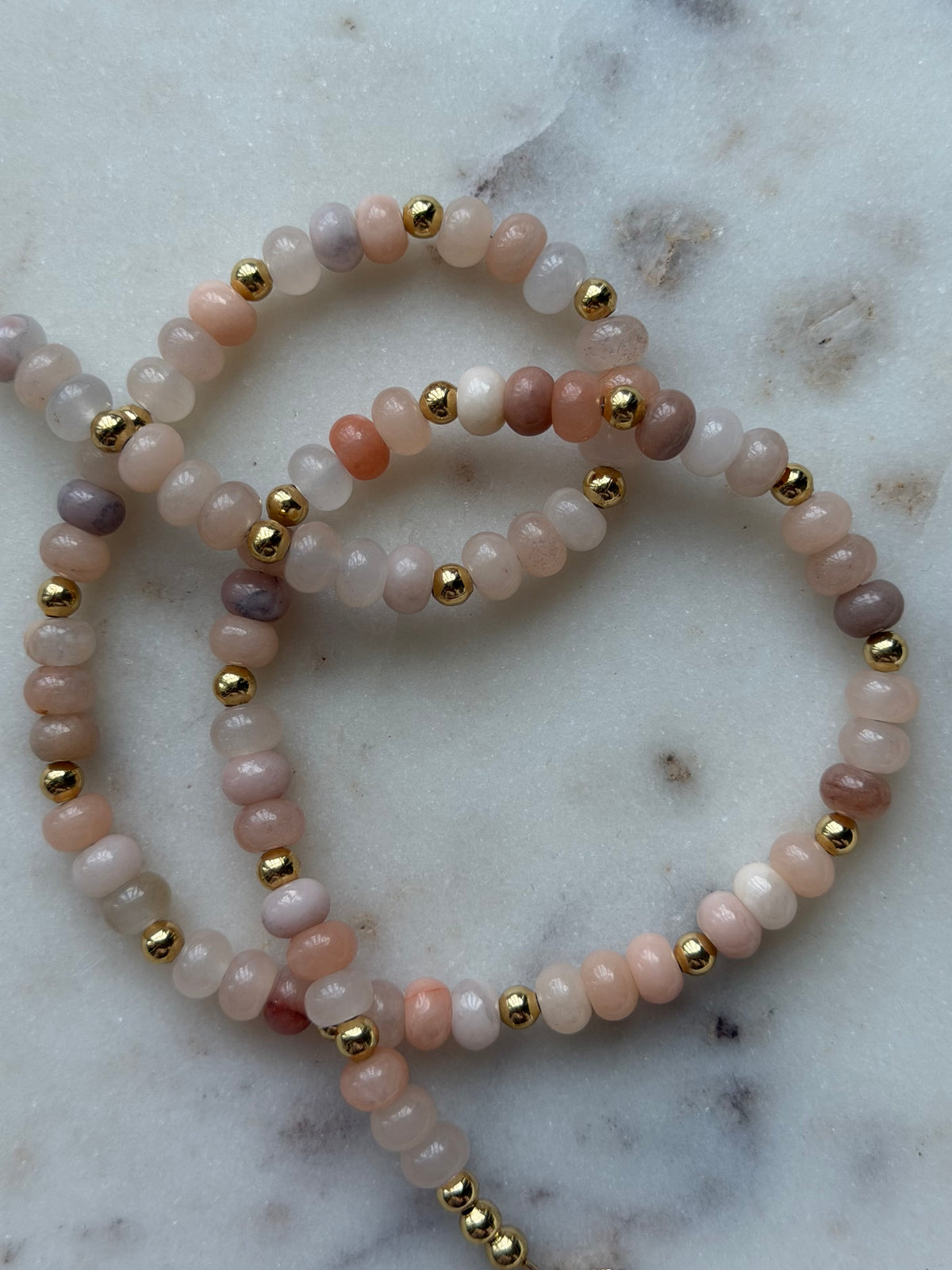 Peach Aventurine Necklace
